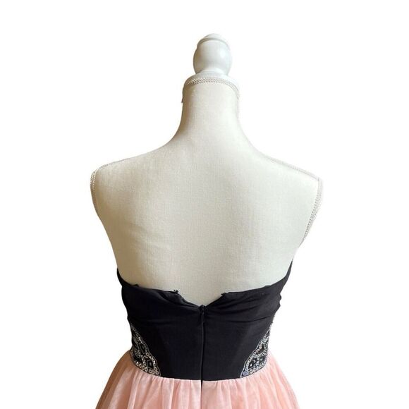 Blondie Nites by Stacy Sklar Strapless Formal Prom Homecoming Dress Tulle US 3 - Picture 7 of 15